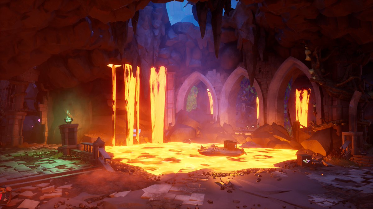 IllFonic's tweet image. Don't fall in because THE FLOOR IS LAVA! #Hellscape 🔥 🔥 🔥