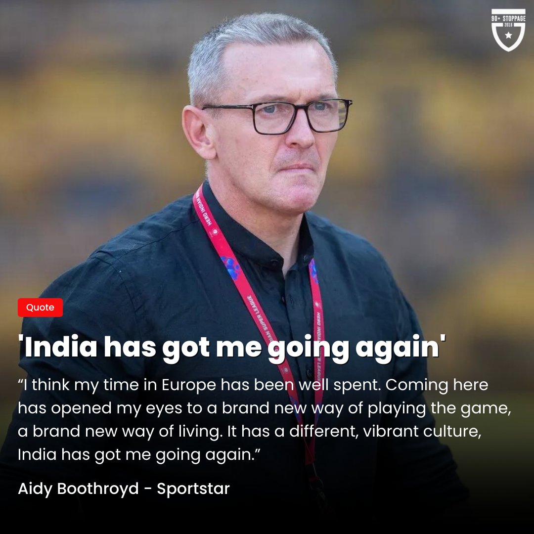 90ndstoppage on Twitter: "The Englishman also expressed willingness to take up Indian NT junior or senior responsibilities if offered 👀🇬🇧 https://t.co/ToL0k1NQT1" /