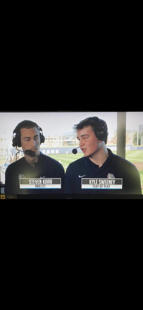 Had an amazing first baseball broadcast as the play-by-play announcer for <a href="/ZagBaseball/">Gonzaga Baseball</a> in their win against Pacific yesterday!  Thank you so much to <a href="/SKarrG0/">Steven Karr</a> for the opportunity and for being a great analyst.