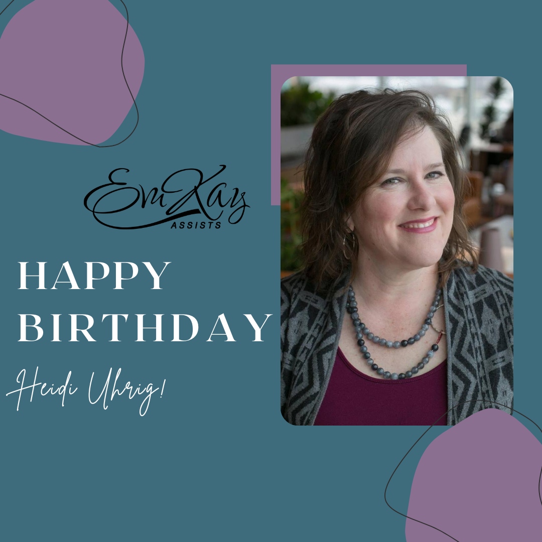 EmKayAssists's tweet photo. Happy Birthday to Heidi with Glass Slipper Homes! Have a great day 🙌🎂🥳 

#EmKayAssists  #HappyBirthday #RealEstate #TransactionCoordinator #clientappreciation https://t.co/X5JUoYS10l