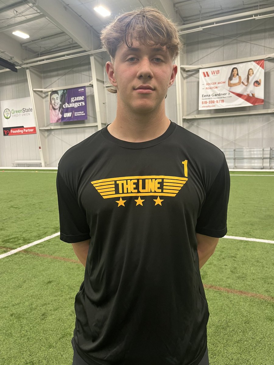 NWahlScouting's tweet photo. @HustlinHawksFB 2024 DE @TPhelps51 was one of my favorite DEs on the day at @thelineshowcase Iowa. So much instinct in this young man’s game with his football IQ. Got better on every rep I watched today and looks like a D1 prospect with high character, 32 ACT.  #TheLineIA https://t.co/1uVvsBarZ3