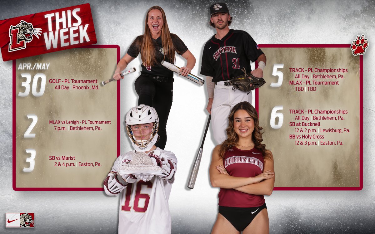 It's tournament time for spring sports, and we're hungry for chips 🏆😁

This week's full schedule ⬇️

#RollPards