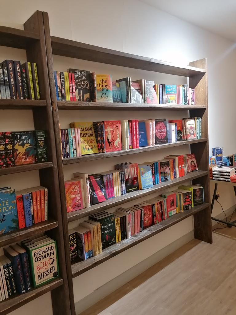 CaoimheWhelan's tweet photo. @fi_neville @Raji_Warrior @orionbooks Also spotted the #DaughtersOfMadurai at the British Library @BL_Shop and, of course, @BackstoryLdn where I had my copy signed by @Raji_Warrior herself! https://t.co/m4OZFiXKNP