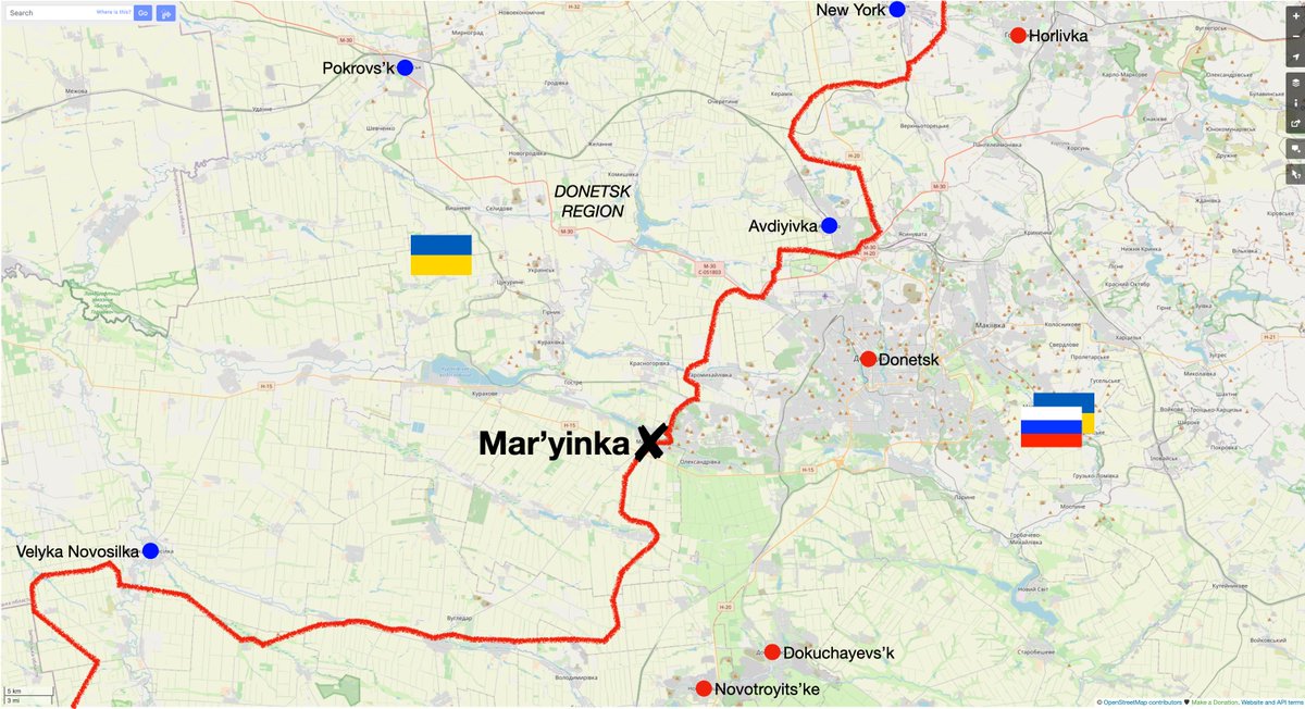mhmck's tweet photo. Around Mar'yinka, a growing number Russian militants refuse to participate in hostilities.

Their morale is abysmal due to heavy casualties, poor ammunition supply, lack of protective equipment, and being forced to conduct assaults without heavy armour or artillery support.

1/2 https://t.co/Mq4v99ozol