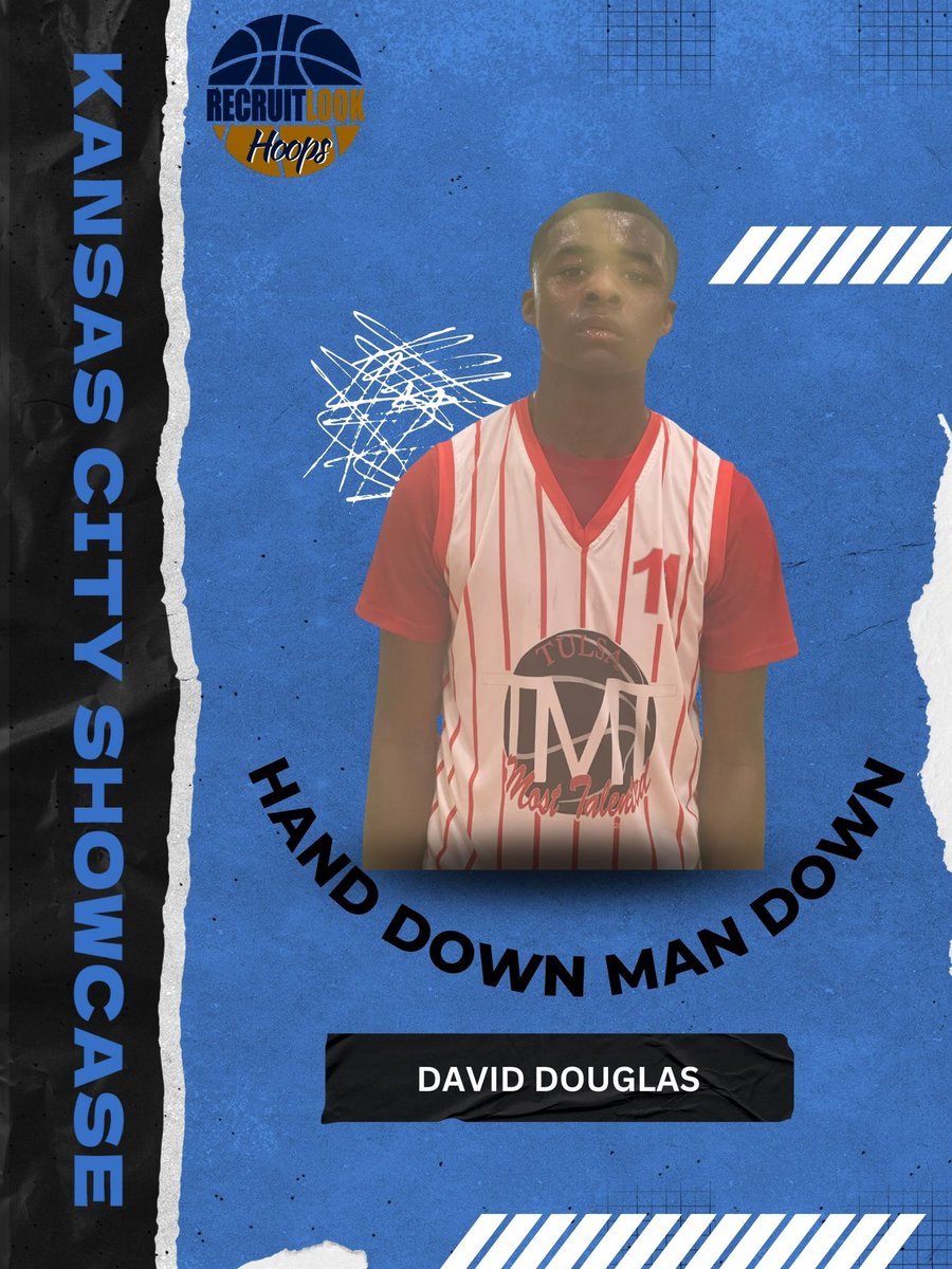 RL_Hoops's tweet photo. ☄️Hand Down, Man Down☄️

David Douglas 6’0 G TMT Boom City 15U an athletic Knockdown shooter from 3 going 4-6 from three. He has advanced handles to get separation for his 3 jumper and an excellent catch and shoot from 3. Douglas gets downhill to finish at the rim and is a good passer off the bounce. 

#RLHOOPS