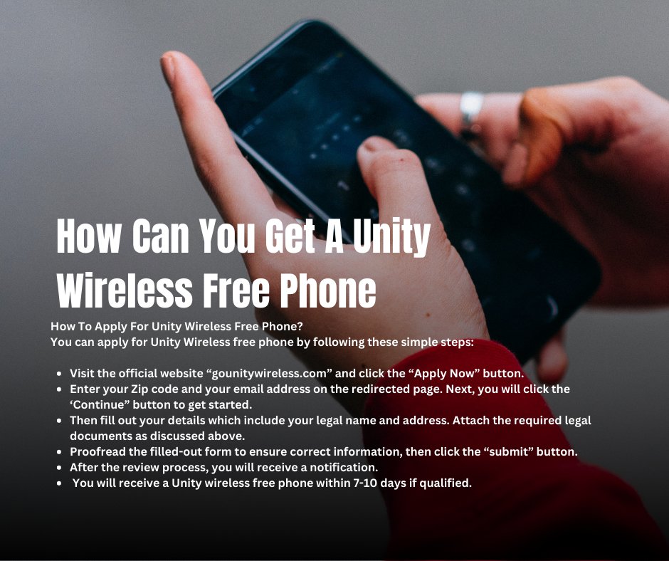 fs_aid's tweet image. How Can You Get A Unity Wireless Free Phone
Unity Wireless offers a program to provide free phones and services to eligible individuals. 
freesmartphoneaid.com/unity-wireless…
#freegovornmentphnone #FreeSmartphone #FreeInternet #FreeLaptop #FreeTablet #freephone