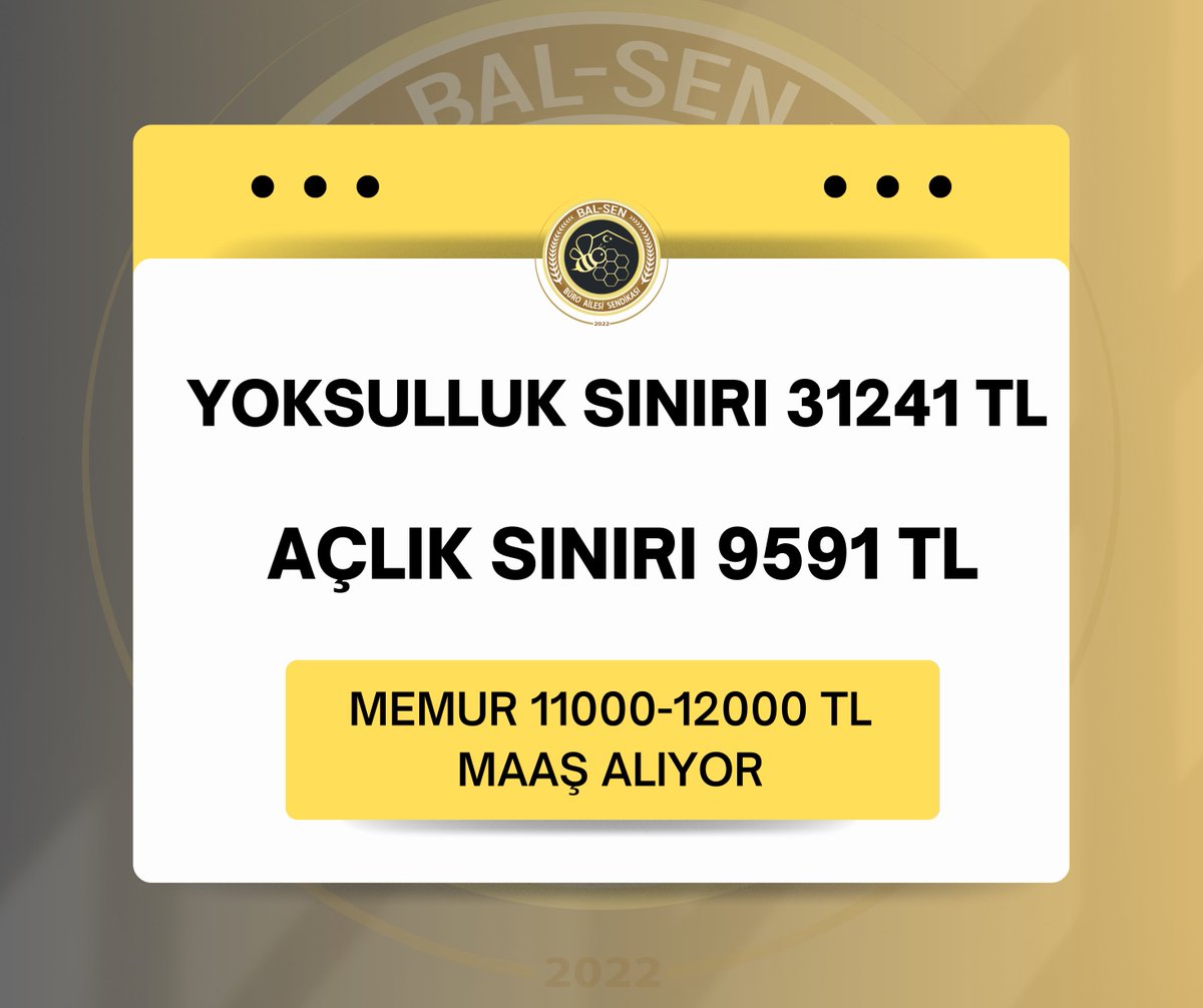 Burakdincersgk's tweet photo. Açlık sınırına yakın , yoksulluk sınırının çok altında maaş alıyoruz.
#MemurGeçinemiyor #MemuraMayıstaEkZam #Memur1MayısıBekliyor https://t.co/Qa5sVBoAks