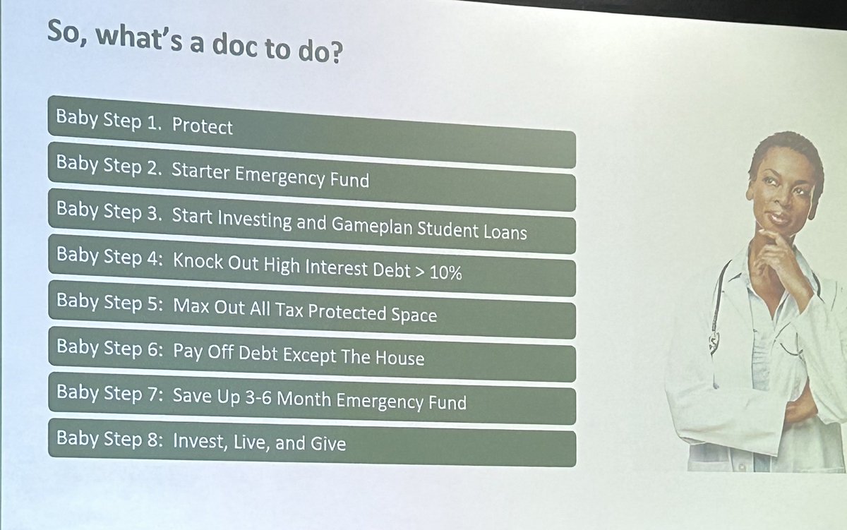 Do you have student loans and no idea what to do with them? Have no clue how to invest or if you even should? @FrugalPhysician and @AmyHolbrookMD are dropping 💎 right now with a step by step process-get over here to rm 16 now! @ACPIMPhysicians #ACP2023 #ACPCECP
