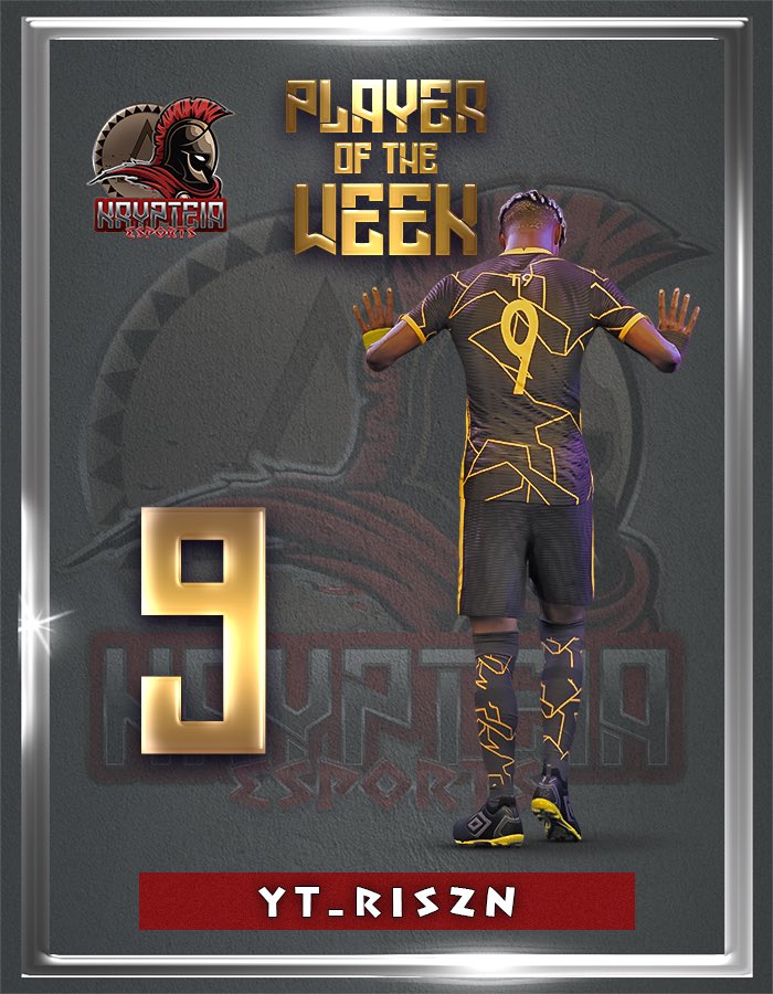 Krypteia eSports (@krypteiaesports) on Twitter photo โฝ๏ธ Congratulations to #YT_RisZn for winning this weeks POTW. Very much deserved. ๐ช๐ป
๐จ Graphic: <a href="/PhantomDesign21/">Phantom Designs</a> โฝ๏ธ Congratulations to #YT_RisZn for winning this weeks POTW. Very much deserved. ๐ช๐ป
๐จ Graphic: <a href="/PhantomDesign21/">Phantom Designs</a>