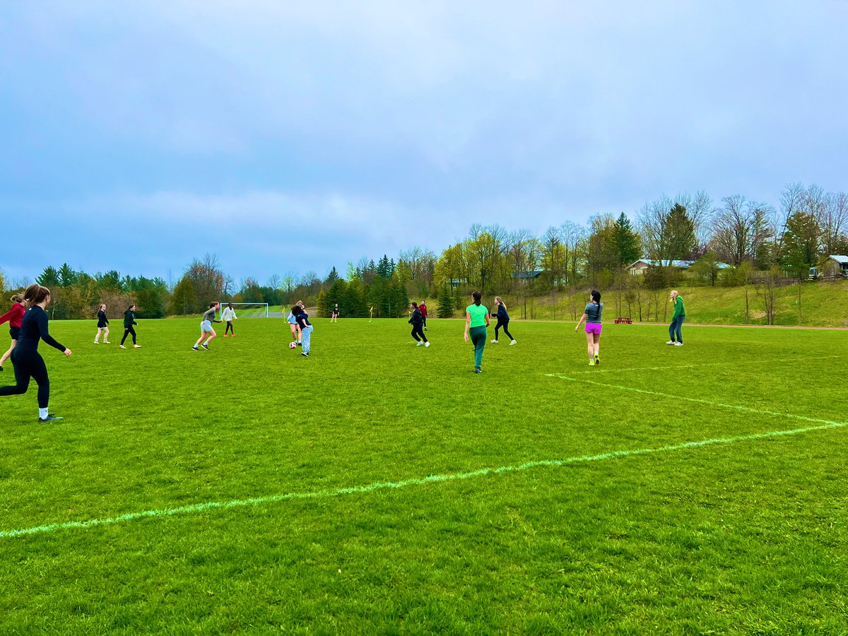 MsVConfesor's tweet photo. Breaking my Twitter hiatus to share how much I love seeing our students playing in their house soccer league. This student-led “tradition” started during COVID and has carried on until now. What a great way to get outside and build community!⚽️ #FootballisLife

@LakefieldCS https://t.co/gTdJJ1zpjs