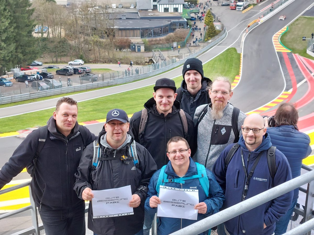 GRT - German Racing Team (@grt_esport) on Twitter photo A part of our team met again and spent a great day at the 6 hours of the <a href="/FIAWEC/">FIA World Endurance Championship</a> in Spa Francorchamps.
The time together is also good to meet in real life. Until next time guys 💪 A part of our team met again and spent a great day at the 6 hours of the <a href="/FIAWEC/">FIA World Endurance Championship</a> in Spa Francorchamps.
The time together is also good to meet in real life. Until next time guys 💪
