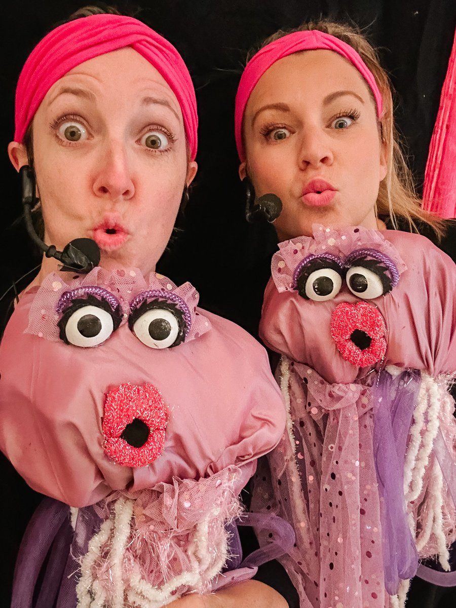 rtapuppets's tweet photo. I think we are starting to look like our puppets! #BCTour #Showtime https://t.co/p3Fn2mBAEz