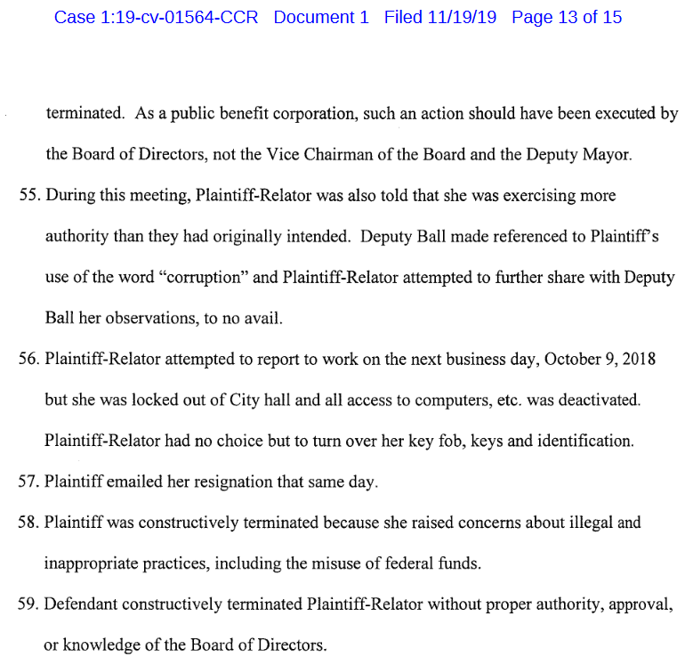 TwiterinMachine's tweet photo. A case filed after the 2019 FBI/HUD raid of Buffalo City Hall has been unsealed. It alleges illegal use of federal antipoverty funds, bid rigging by Mayor Brown &amp; the Buffalo Urban Renewal Agency, &amp; retaliation against the whistleblower, former BURA Executive Director Nona Watson https://t.co/6fXPZhoKWt