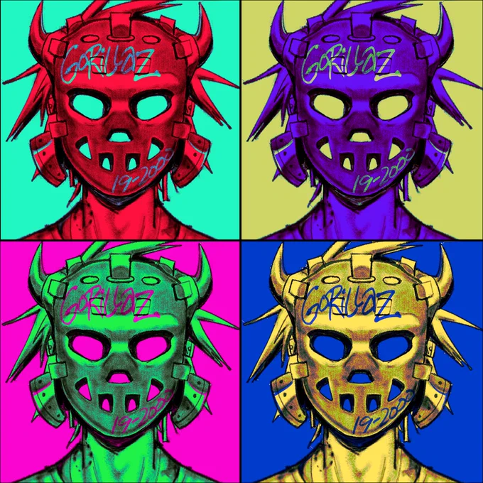 smthn quick of the single cover #gorillaz