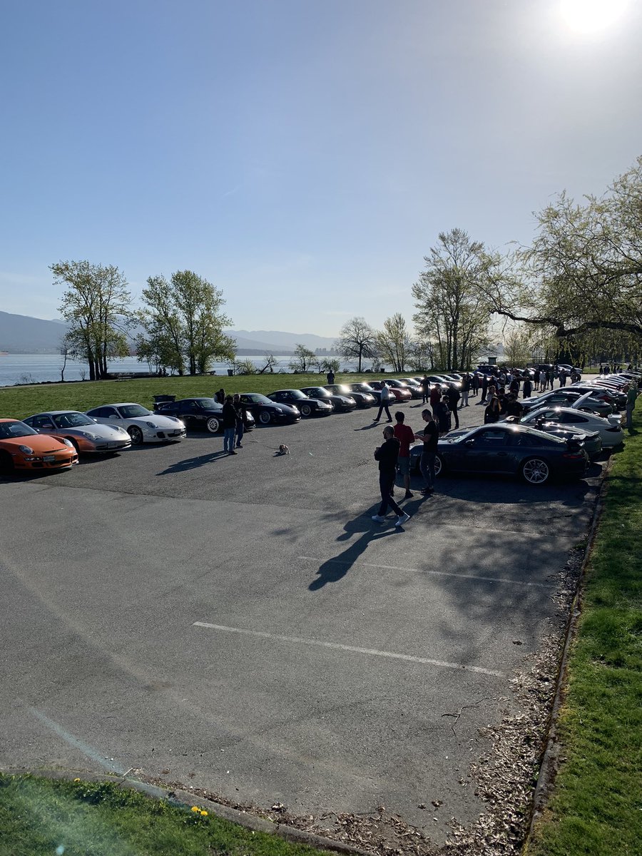 pcacwr's tweet photo. An amazing morning drive with our members up the C2Sky for Donuts, and then back down to Spanish Banks in Vancouver for Cars &amp; Coffee. Over 100 cars out combined! https://t.co/qxFEClUfKS