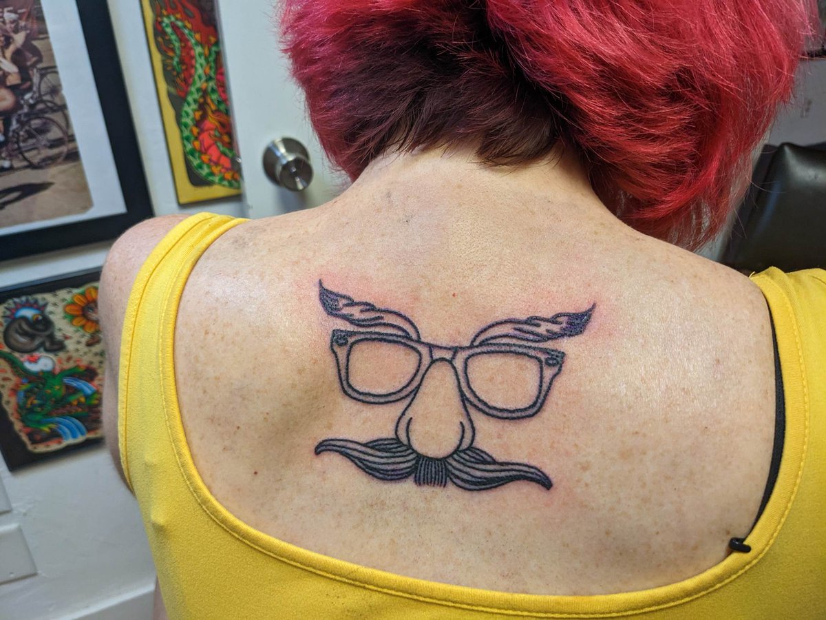 radhared's tweet photo. I did a thing in honor of my dad. 

I didn't throw up or pass out so I'll call it a success 🥸 https://t.co/etSGnKVF6r