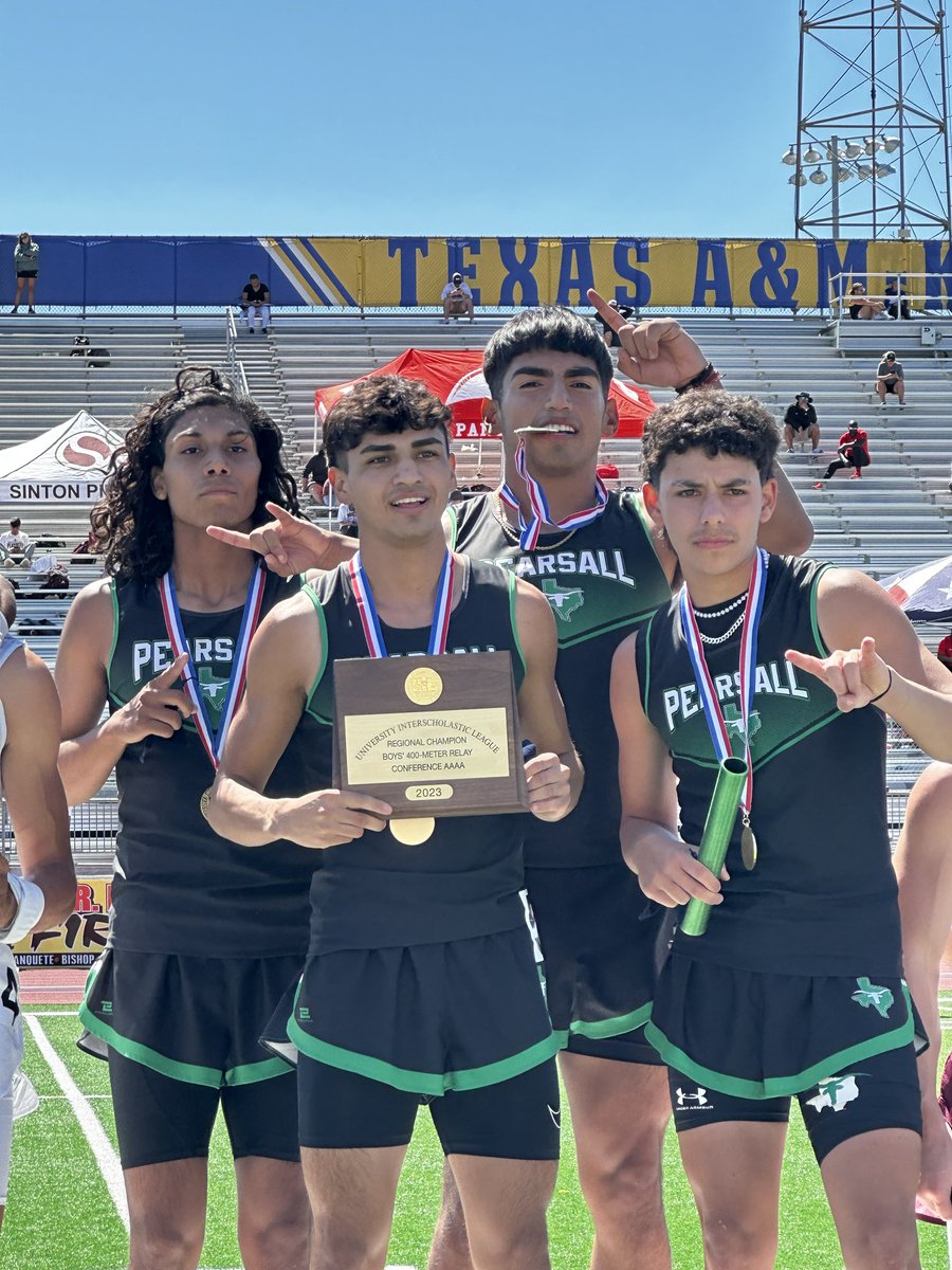 Congratulations to our 4x100 relay team!! Regional Champions and State Bound!! Way to go fellas!!!
