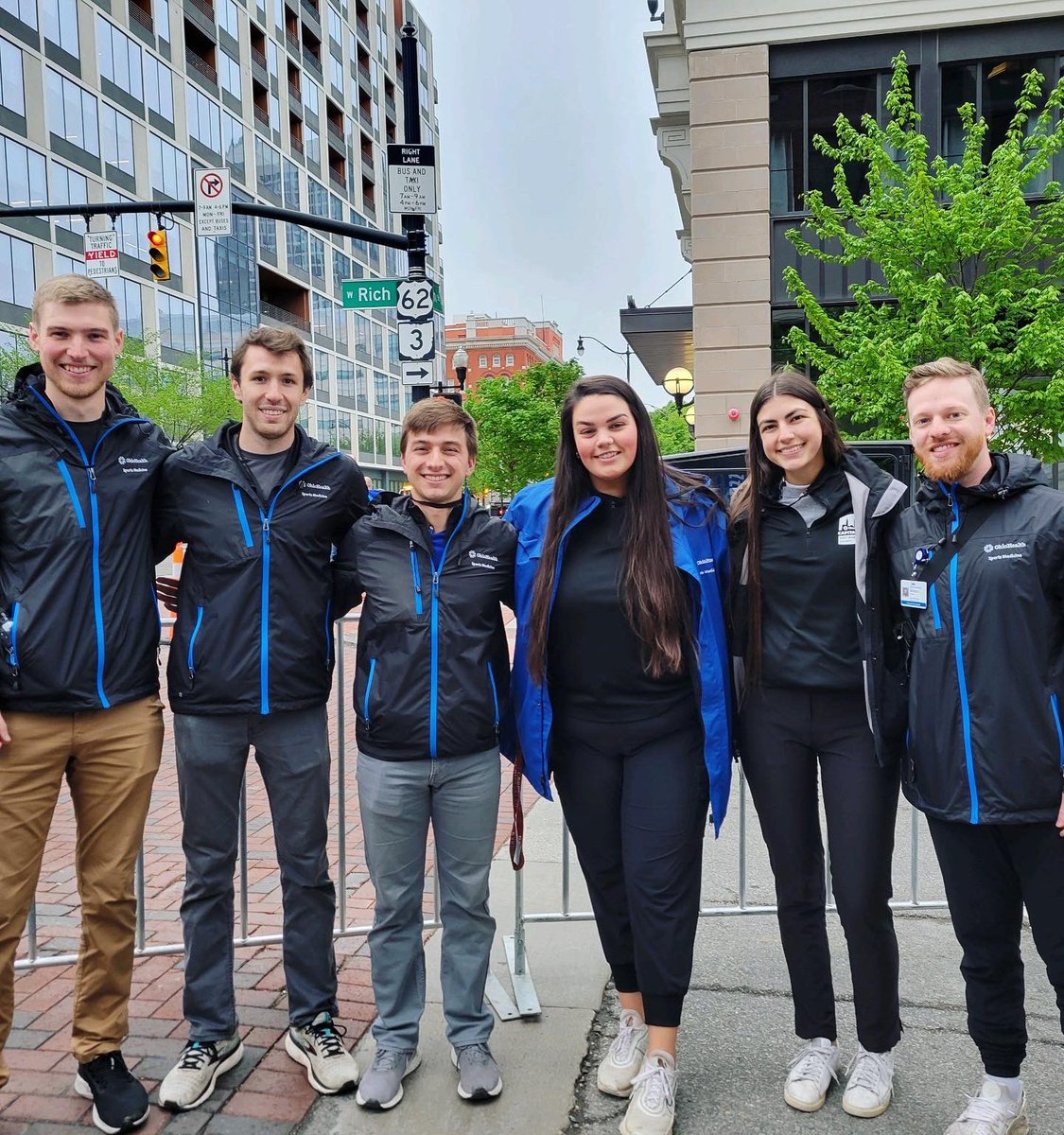 OHSportsMed's tweet photo. Happy Saturday from the OhioHealth Sports Medicine Team at the Cap City Half and Quarter Marathon! ππ
Swipe to see one of our own absolutely crushing his race! ππͺ #GiveEmHealth #CapCityHalf https://t.co/AWnquUBT7y