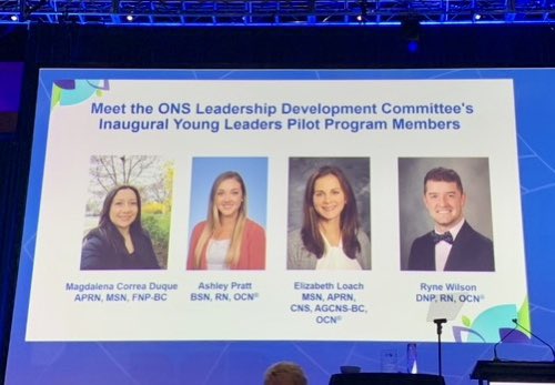 FayeAri's tweet photo. Feeling revitalized! So grateful for the opportunity to be selected to be part of the ONS Inaugural Young Leaders Pilot Program! Shout out to my amazing mentor Monica Key, DNP, APRN @oncologynursing #ONSCongress https://t.co/aoT3Wb4EkY