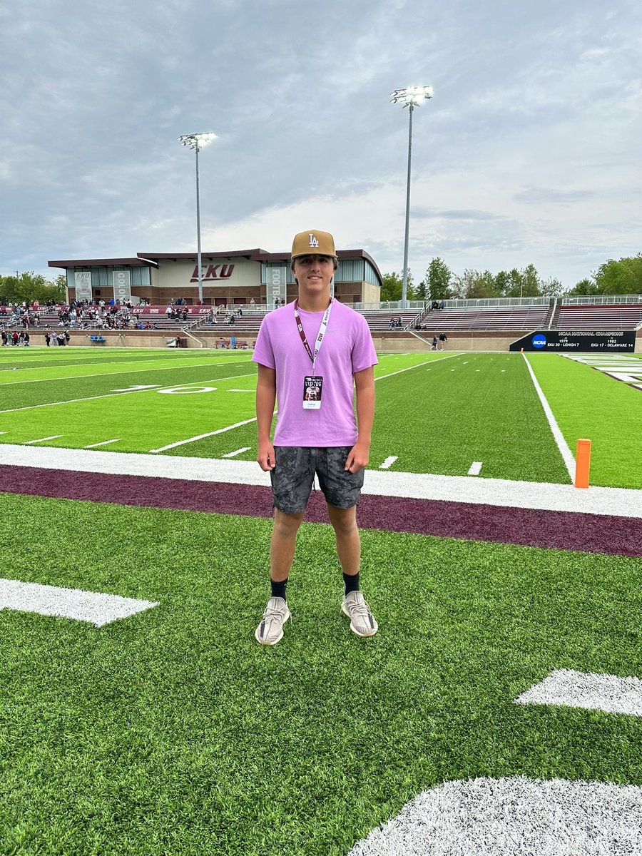 Had a great time today at the EKU Spring Game <a href="/g_mcpeek/">Garry McPeek</a> <a href="/EKUFootball/">EKU Football</a>