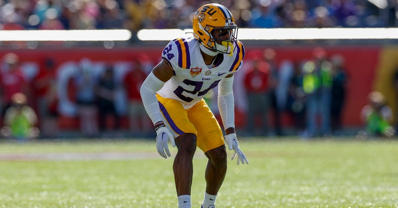 Sheadixon's tweet photo. BREAKING: #LSU DB Jarrick Bernard-Converse has been picked in Round 6 of the NFL Draft.

He comes off the board at No. 204 overall to the New York Jets.

A solid career at Oklahoma State, a really good year at #LSU and an impressive Pro Day paid off.

https://t.co/1kVlMU7f6g https://t.co/maf2MKXpDE