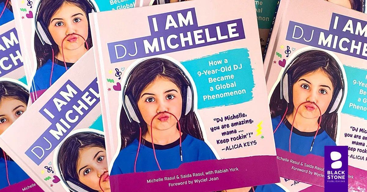 BlackstoneAudio's tweet photo. “DJ Michelle, you are amazing, mama … Keep rockin’!” — Alicia Keys

Get ready to turn up the beat because #IAMDJMICHELLE  by @iamdjmichelle is almost here! 🎶 Pre-order &amp; enjoy exclusive mashups +scratching demonstrations by the author, coming 5/16! 🎧:  https://t.co/VvuPssMpp3 https://t.co/tHn7124xt1