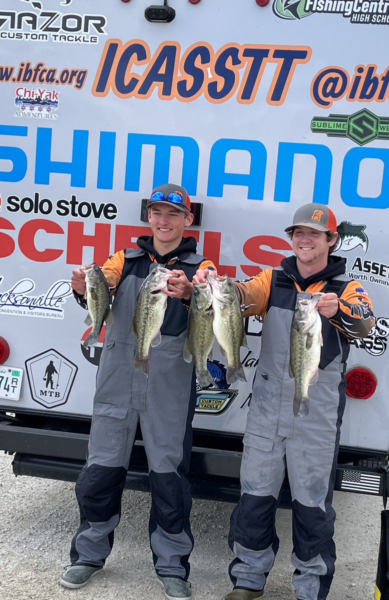 mrsroberts4b's tweet photo. Congratulations to Vance and Jack with a top ten finish today on Braidwood Lake! #ibtigerpride https://t.co/9ZNYjSvEJj