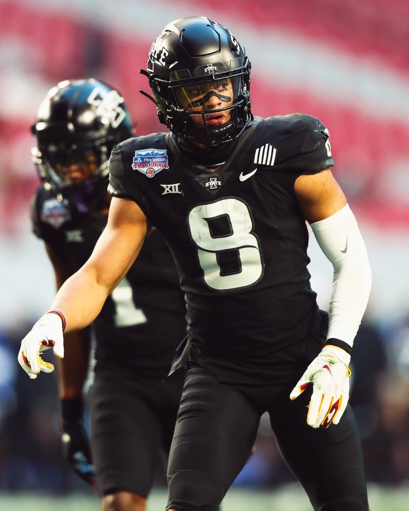 PFF_College's tweet photo. Houston selects Iowa State WR Xavier Hutchinson 205th overall

🔴 PFF's second highest graded Power 5 WR last season (89.7) https://t.co/7KDib57Eom