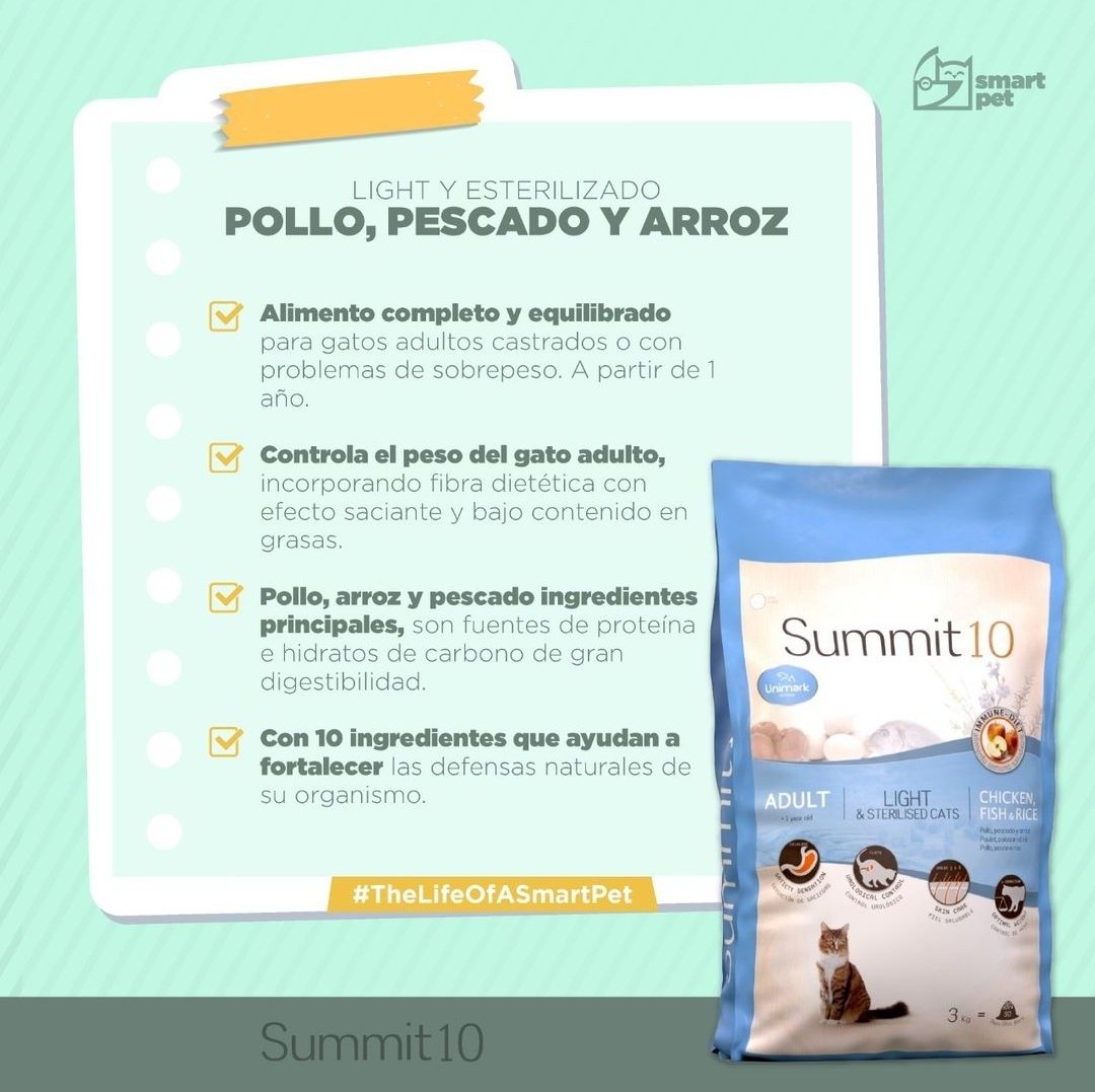 smartpetsv's tweet photo. ¡Ya disponibles nuevamente #Summit10 para gatos adultos en presentación 3 KG!
- Light/Sterilized
- Adult Complet
Disponibles a domicilio sin costo adicional en zonas de cobertura. Escríbenos nuestro WhatsApp 7652 9096 🐈🐈⬛ https://t.co/K81lZuebuI