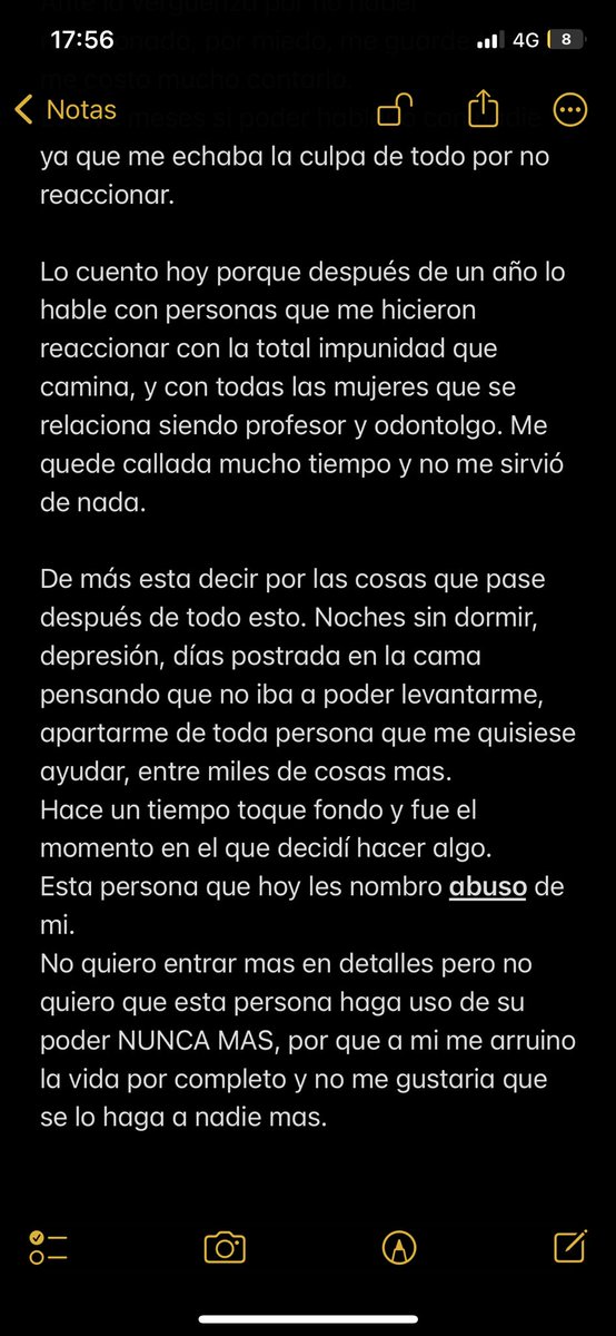 Hoy sentí la necesidad de contarlo. 🥲