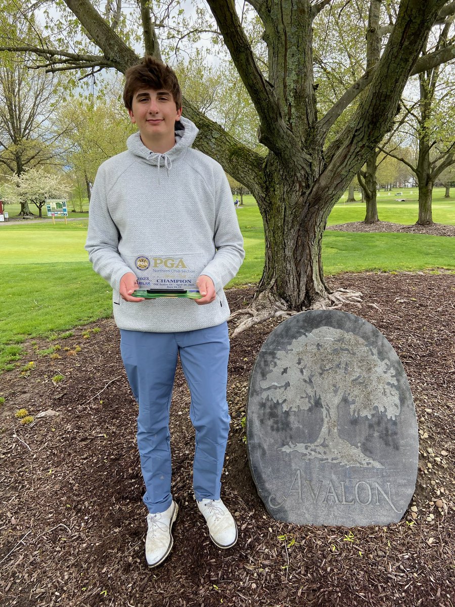 hdvdgolf's tweet photo. Congrats to Aidan Terek winning his tournament today at Old Avalon with a score of 74!! https://t.co/73fKQqW8Ra