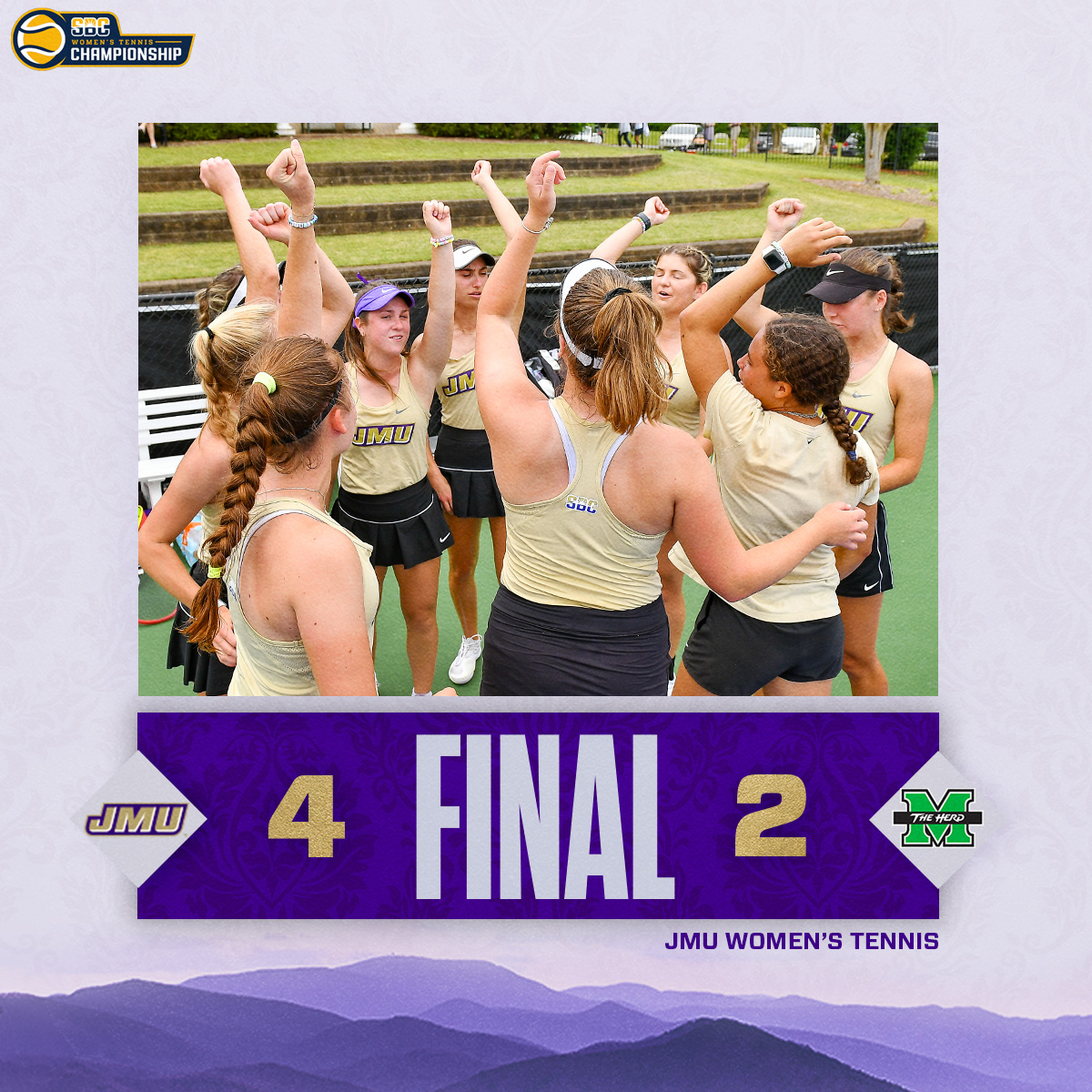 What. A. Win.

This is what we've worked for. We'll see you tomorrow for the title match, JMU Nation!

#GoDukes