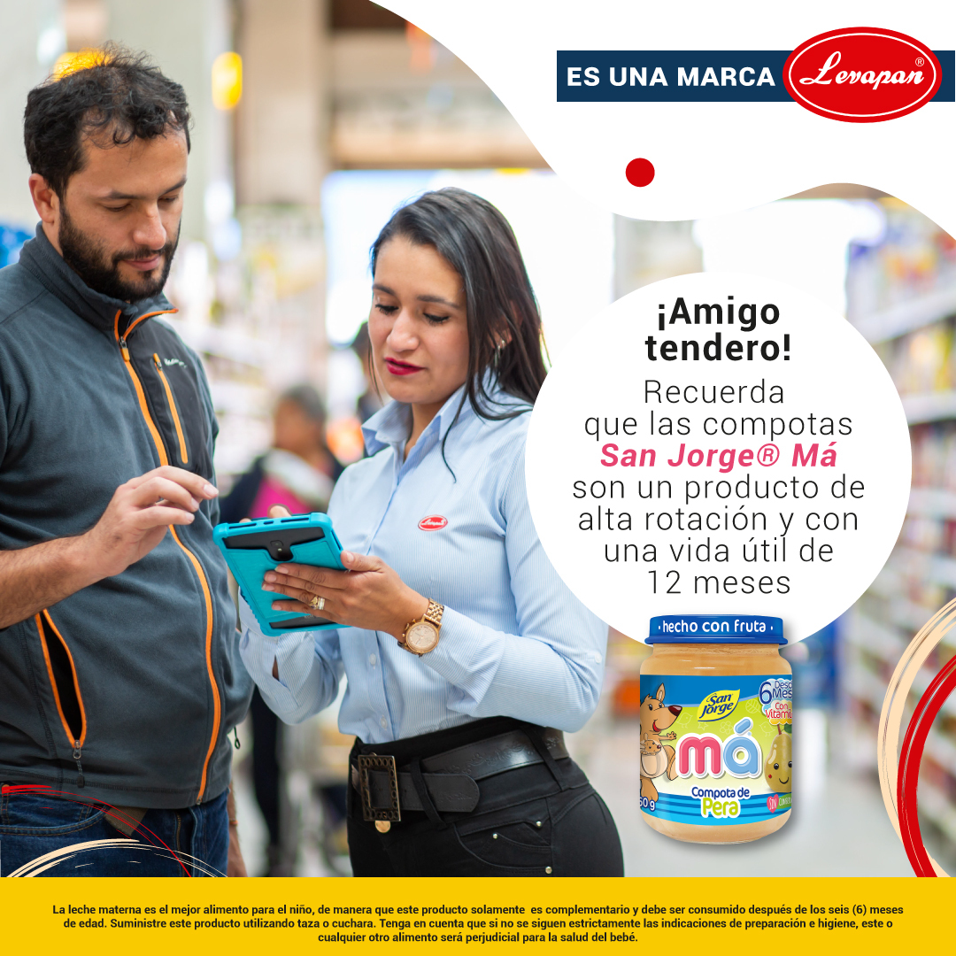 LevapanSA's tweet photo. Aunque las compotas San Jorge Má® son un complemento ideal para la leche materna, son el postre ideal para los adultos. Cuéntanos cuál es el favorito de tus clientes. 🥄😋
#SanJorgeMá #Levapan #Gastronomía #Chefs #Recetas #Restaurantes https://t.co/tXK3gt8kWV