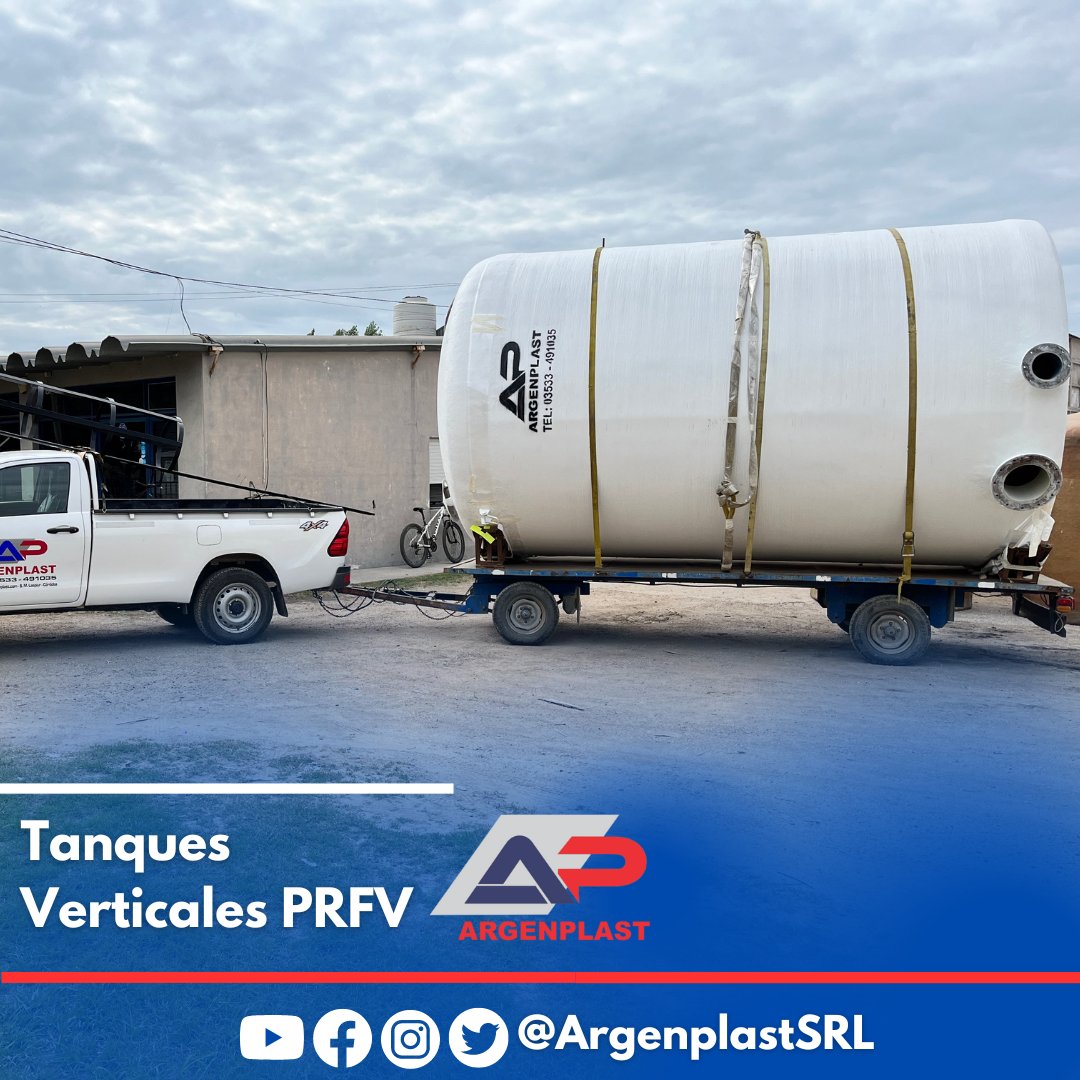 ArgenplastSRL's tweet photo. Tanque Vertical PRFV 🔵🔴
↪️ ‼️Nuevo Proceso de Producción mediante Filament Winding‼️
.
.
.
.
.
.
.
.
.
.
#tanquesdeagua #municipalidad #municipios #tanquesverticales #tanquesfibradevidrio #tanquesprfv #industrias #riegos #comuna #PRFV #PymesArgentinas #Fliament #FilamentWinding https://t.co/l2Ad6eKhKE