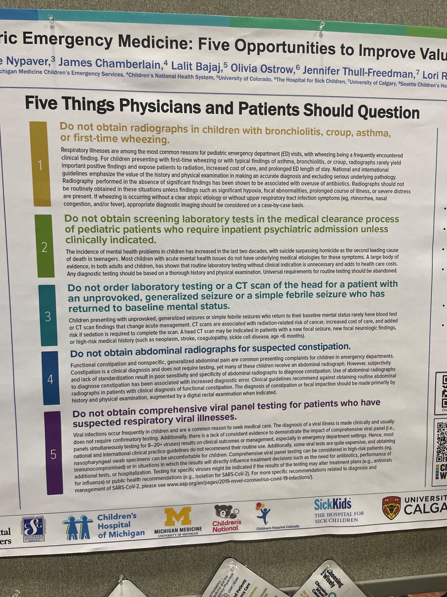 Your patients should not have to pay for mental health services with their own blood. Don’t draw screening labs for medical clearance unless clinically indicated. #PAS2023 #ChoosingWisely #PEM