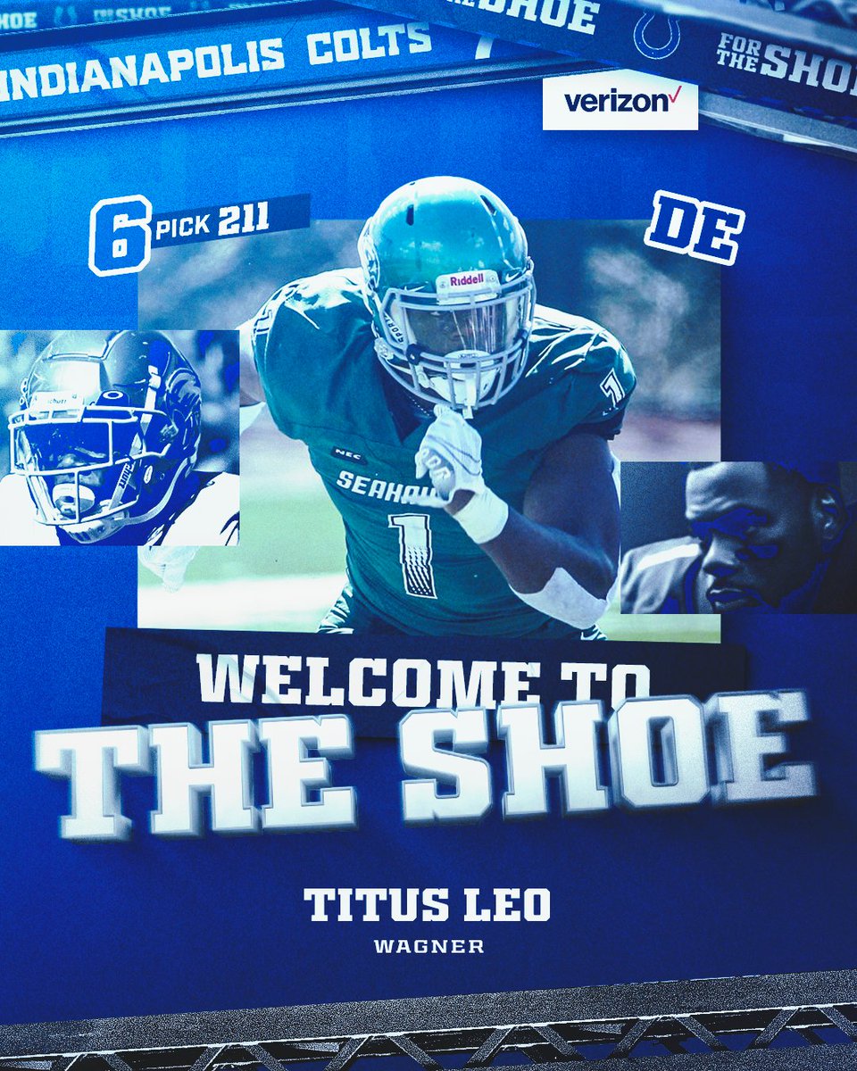 Colts's tweet photo. Let’s work, @LeoTitus10. #ForTheShoe https://t.co/aU0cgGDXS5