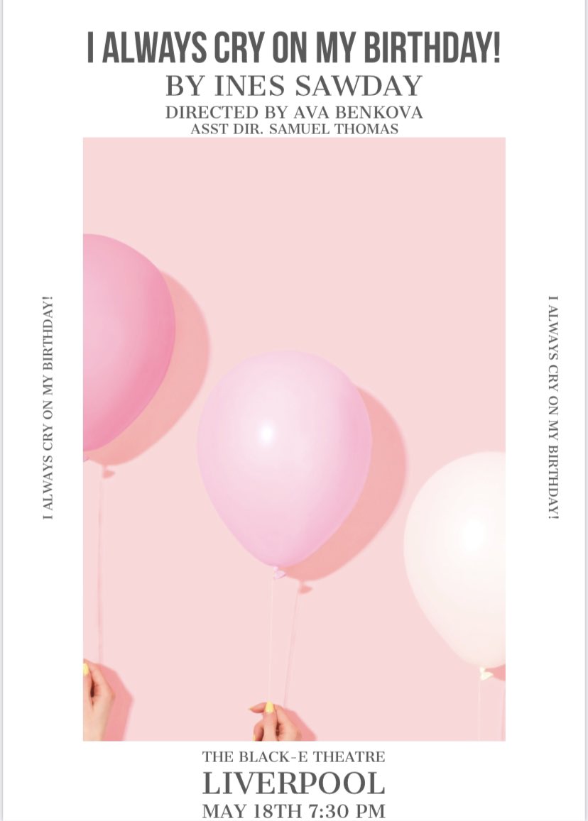 SamThomasActing's tweet photo. DOUBLE BILL OF NEW THEATRE!  Not only will May 18th see my directorial debut at The Black-E Theatre, but also that of the incredible @ava_benkova. A fun, clever, and hilariously charming piece of writting by @inessawday that I CANNOT WAIT to be a part of!! https://t.co/baqjhBr27J