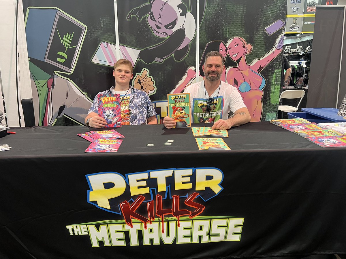 jasondussault's tweet photo. From #vegas #ComicCon @PeterPandaRules https://t.co/wNQ9MOclus