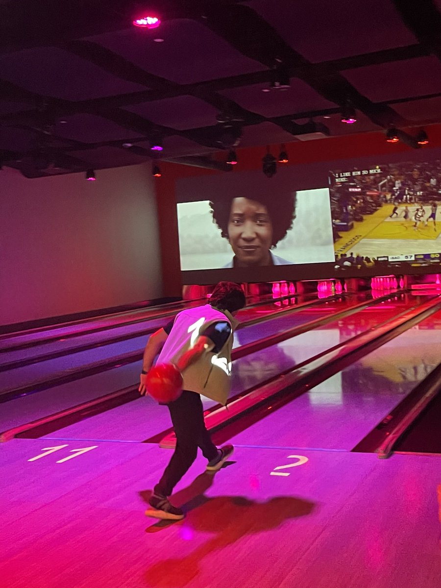 UpstateRad's tweet photo. Everyone loves a little bit of bowling! (Ft special appearance by our former chief @NSalastekar) https://t.co/BrycmLmJiz