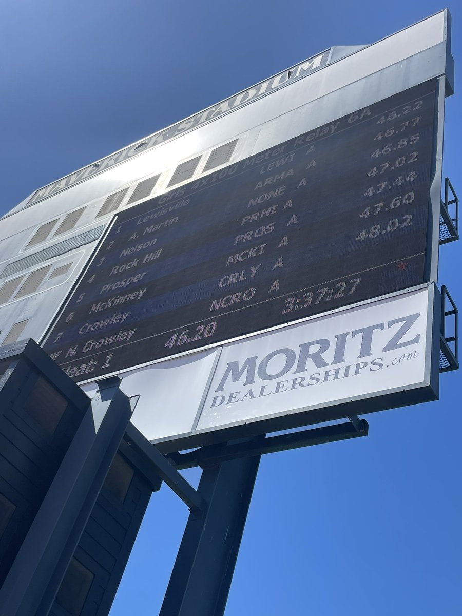 Varsity Girls finish as the #6 Team in the region in the 4x100, running 47.60!

Ajua Castro
Chasity Saintjuste
Montraja Walker
Ivana Odonkor

<a href="/McKISDAth/">McKinneyISD Ath Dept</a> <a href="/MHSLions/">McKinney High School</a> 

#WAWG #WAWN #BurnItUp