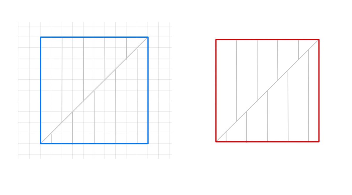 BerkeleyEverett's tweet photo. If the big square is 1, what other numbers do you see? (With or without grids, choose your adventure!)

 @MarkChubb3 has me inspired to create something beautiful/mathematical. 

#numbersearch https://t.co/497O6RMrDK
