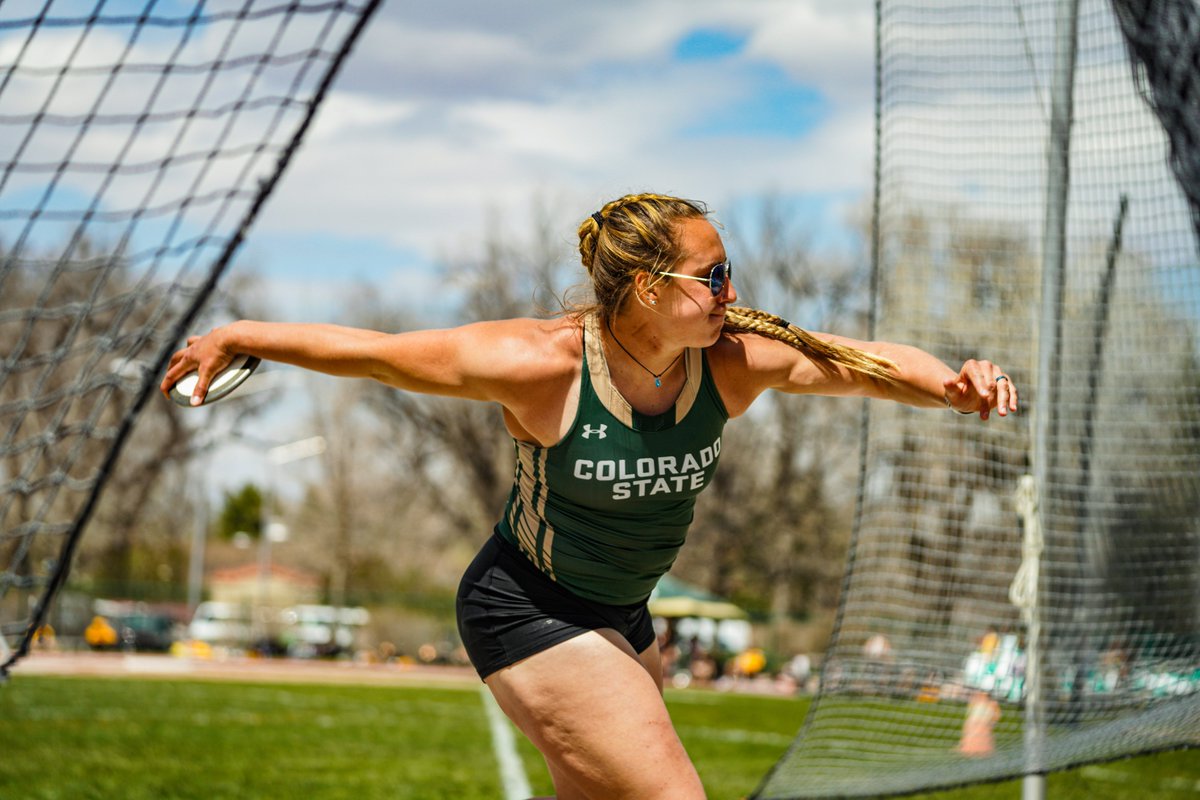 Gabi McDonald wins the women's discus with a throw of 55.14 meters!

#Stalwart x #CSURams
