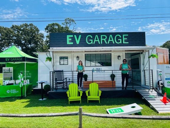 WellsFargoGolf's tweet photo. We’re getting teed up for the #DukeEnergyEV Garage display next week! Plan to stop by the Fan Village next week for your chance to win prizes, get free swag, learn about their EV programs - and how you can get up to $1,100 when you prepare your home for EV charging.
See You There @DukeEnergy ⛳️
