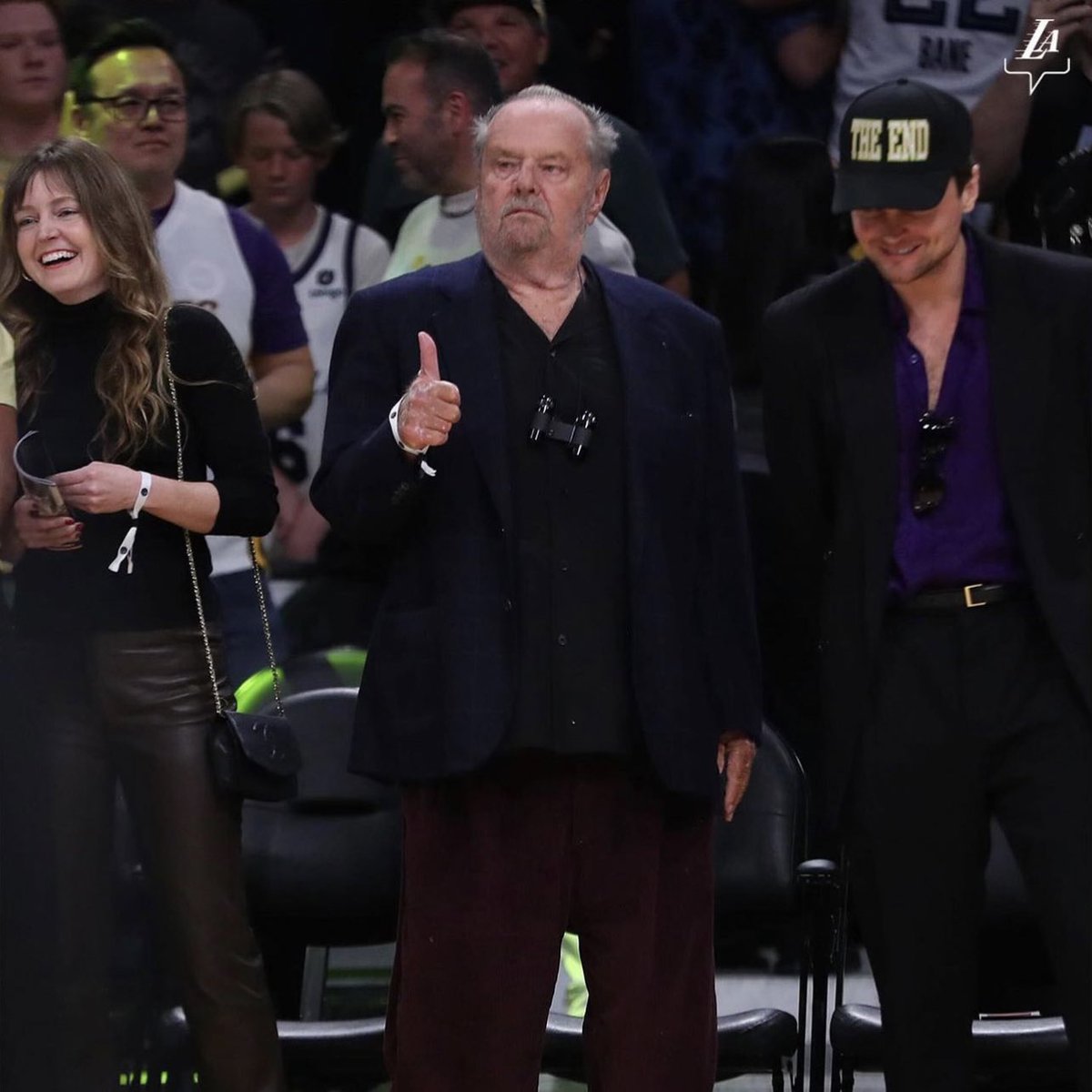 LakeShowYo's tweet photo. Petition to have Jack back for every Lakers playoff game 🗣️ https://t.co/VArli3ajAb