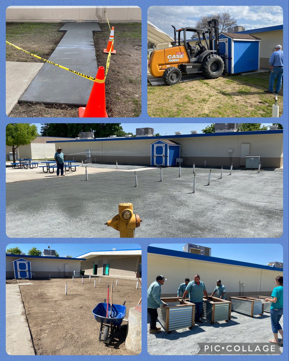 Designed by students as part of #PBL &amp; made possible by our  <a href="/visaliausd/">Visalia Unified School District</a> Custodial &amp; Grounds and Facilities departments, our #SchoolGarden is nearly complete! Thank you José Llamas &amp; team! #1VisaliaConnected #ForwardTogether <a href="/PBLWorks/">PBLWorks</a>