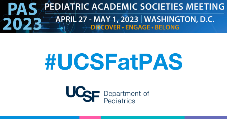 UCSFPediatrics's tweet photo. To all #PAS2023 attendees, may your weekend be filled with learning and networking opportunities. If you're from @UCSF and attending the conference, don't forget to use the hashtag #UCSFatPAS. We'd love to connect with you and share your updates! https://t.co/QJzwZqrlC6