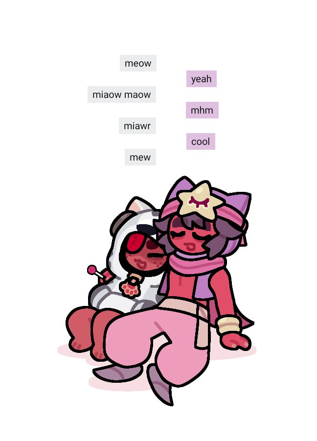 Basado en un momento random entre mi gata y yo, lol. 💚💜

#BrawlStars