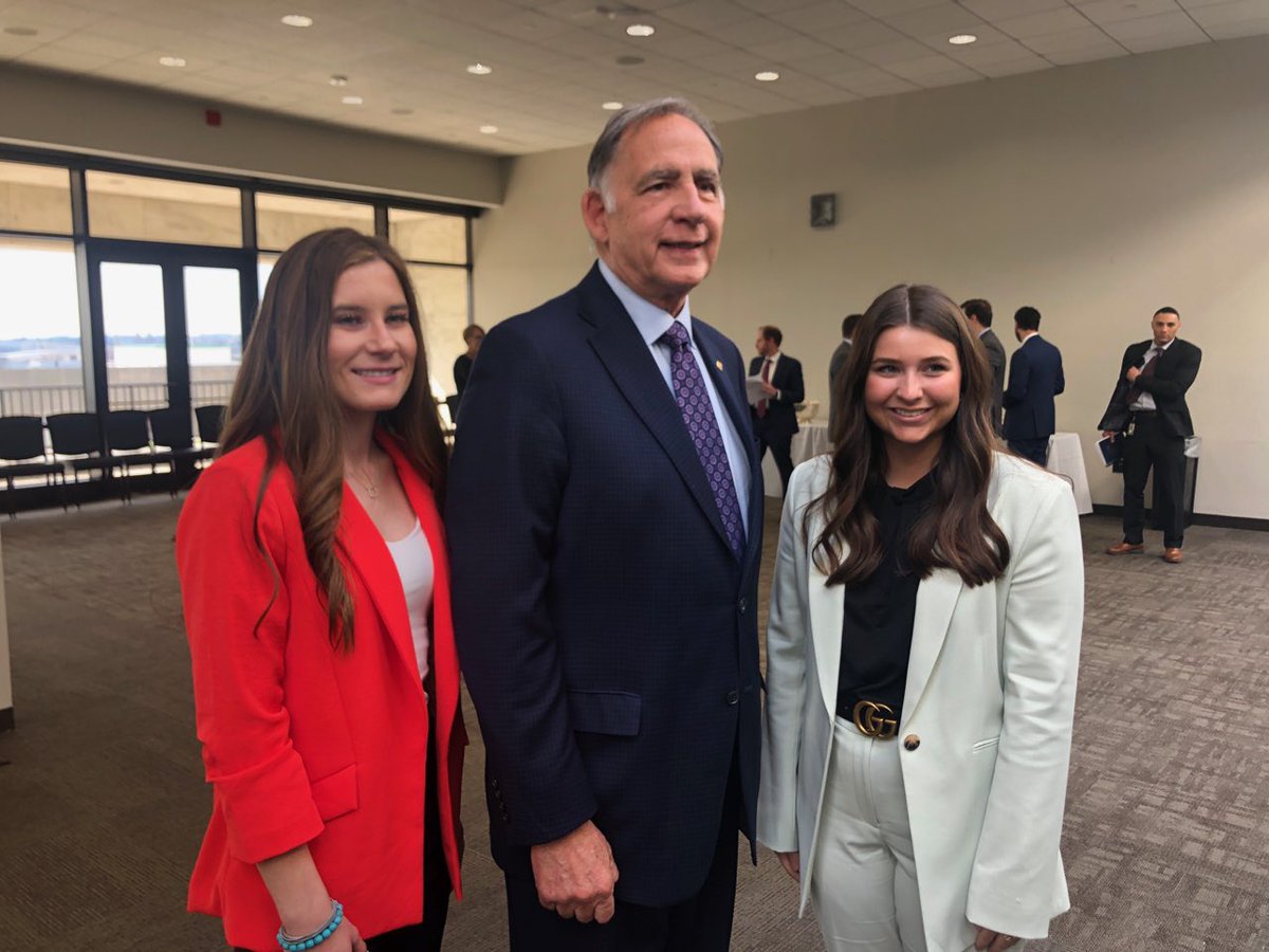 AStateCoA's tweet image. College of Agriculture agribusiness students Hannah Johns and Hannah Kimmer accompanied Professor Bert Greenwalt &amp;amp; the Jonesboro Chamber of Commerce to Washington D.C. April 25-27.  The group met with Senator John Boozman, Senator Tom Cotton, and Congressman Rick Crawford.