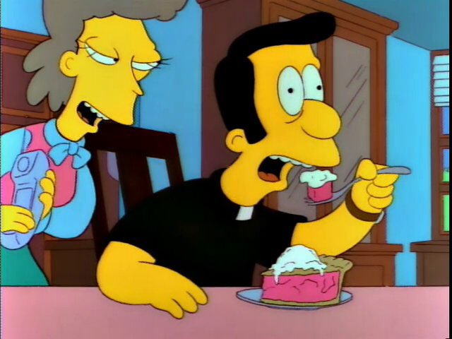 Hell_N_Lovejoy's tweet photo. “Ned Flanders is on the phone~” https://t.co/64gnUUDFGo