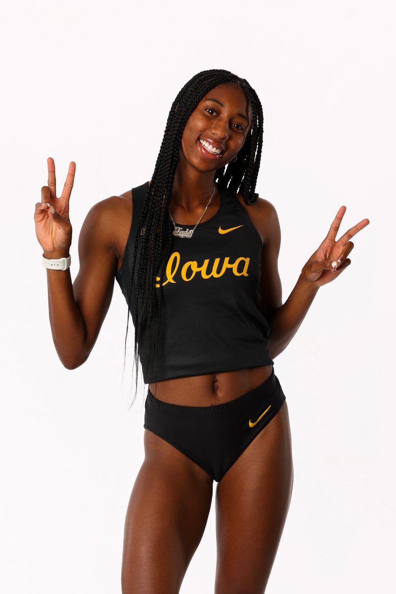 𝗛𝗶𝗴𝗵 𝗝𝘂𝗺𝗽.

Jade Hunter went 1.68 meters (5' 6") in the women's high jump to PR and finish fifth.

#Hawkeyes